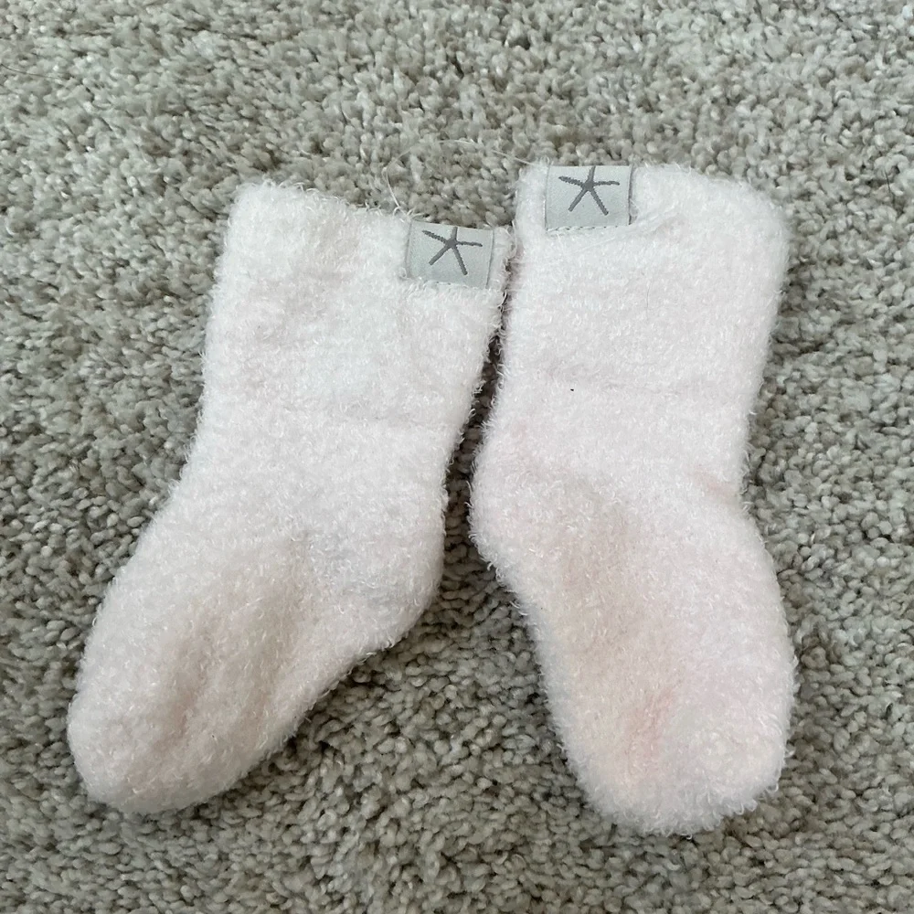 BAREFOOT DREAMS Cozy Chic 2 Pack Socks Set | Barely Pink | OS